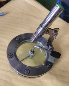 S22053带灯带刮内六角平板视镜DN100